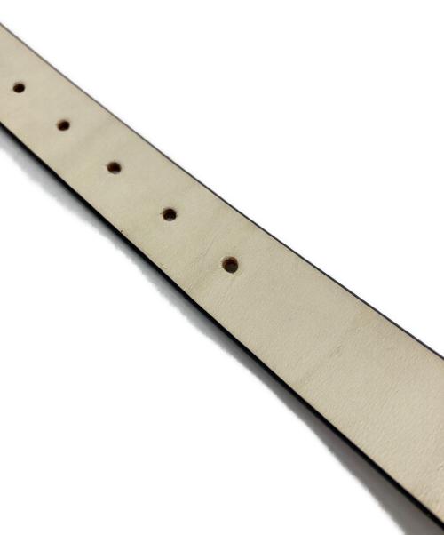 METAL JACKET（メタルジャケット）METAL JACKET (メタルジャケット) STEERHIDE STAR EMBLEM LONG BELT   ステアハイドスターエンブレムロングベルト ベルト　日本製 ホワイト サイズ:30の古着・服飾アイテム