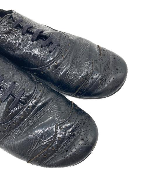 tricot COMME des GARCONS（トリココムデギャルソン）tricot COMME des GARCONS (トリココムデギャルソン) レースアップシューズ ブラック サイズ:22 1／2の古着・服飾アイテム