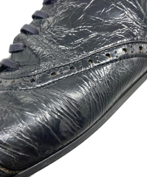 tricot COMME des GARCONS（トリココムデギャルソン）tricot COMME des GARCONS (トリココムデギャルソン) レースアップシューズ ブラック サイズ:22 1／2の古着・服飾アイテム
