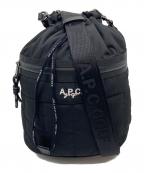 A.P.C.アーペーセー）の古着「巾着ショルダーバッグ」｜ブラック