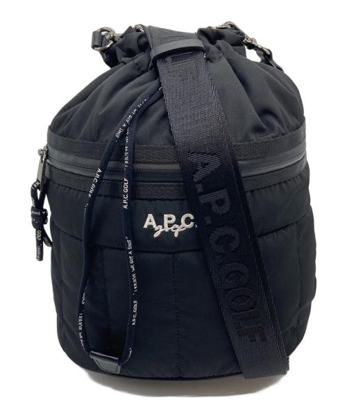 A.P.C.（アーペーセー）A.P.C. (アーペーセー) 巾着ショルダーバッグ ブラック サイズ:実寸参照の古着・服飾アイテム