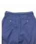 中古・古着 POLO RALPH LAUREN (ポロ・ラルフローレン) ストライプベルトパンツ ワイドパンツ　ウールパンツ ネイビー サイズ:8：5000円