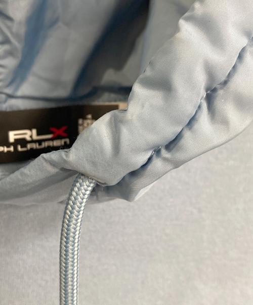 RLX RALPH LAUREN（アールエルエックスラルフローレン）RLX RALPH LAUREN (アールエルエックスラルフローレン) Logo Hybrid Jersey Golf Hoodie ロゴハイブリッドジャージーゴルフフーディー パーカー ブルー サイズ:S	の古着・服飾アイテム