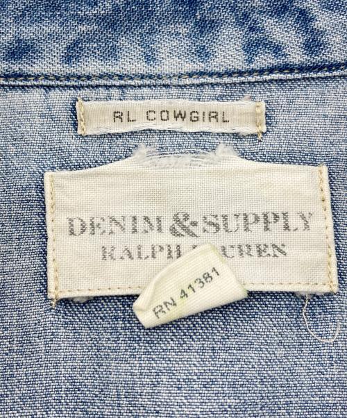 Denim & Supply Ralph Lauren（デニム＆サプライ ラルフローレン）DENIM & SUPPLY RALPH LAUREN (デニム＆サプライ ラルフローレン) デニムシャツ　コットンシャツ ブルー サイズ:Mの古着・服飾アイテム