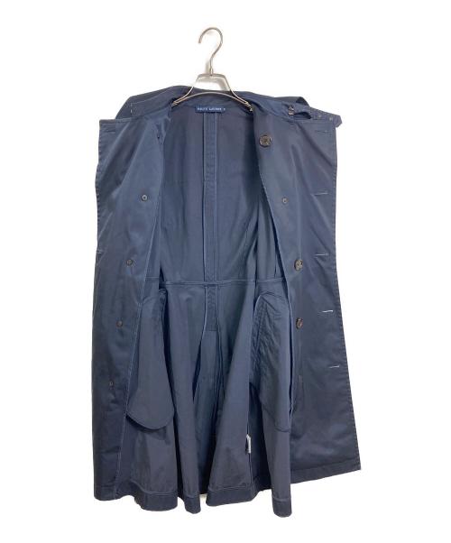 RALPH LAUREN（ラルフローレン）RALPH LAUREN (ラルフローレン) トレンチコート　ロングコート　アウター　ライトアウター ネイビー サイズ:9の古着・服飾アイテム
