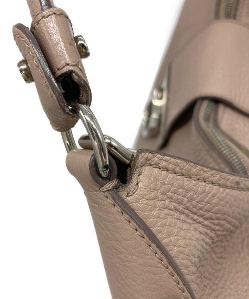 Salvatore Ferragamo（サルヴァトーレ フェラガモ）Salvatore Ferragamo (サルヴァトーレ フェラガモ) ガンチーニショルダーバッグ ベージュ サイズ:実寸参照の古着・服飾アイテム