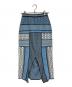 mame kurogouchi (マメクロゴウチ) Geometric Pattern Knitted Skirt ニットスカート　25SS ブルー サイズ:2：23000円
