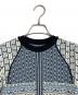 mame kurogouchi (マメクロゴウチ) Geometric Pattern Knitted Top 25SS ブルー サイズ:2：25000円
