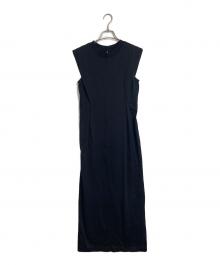 Mame Kurogouchi（マメクロゴウチ）の古着「Cotton Jersey Sleeveless Dress」｜ブラック