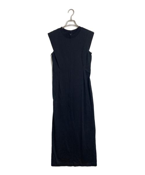 Mame Kurogouchi（マメクロゴウチ）mame kurogouchi (マメクロゴウチ) Cotton Jersey Sleeveless Dress ブラック サイズ:2の古着・服飾アイテム