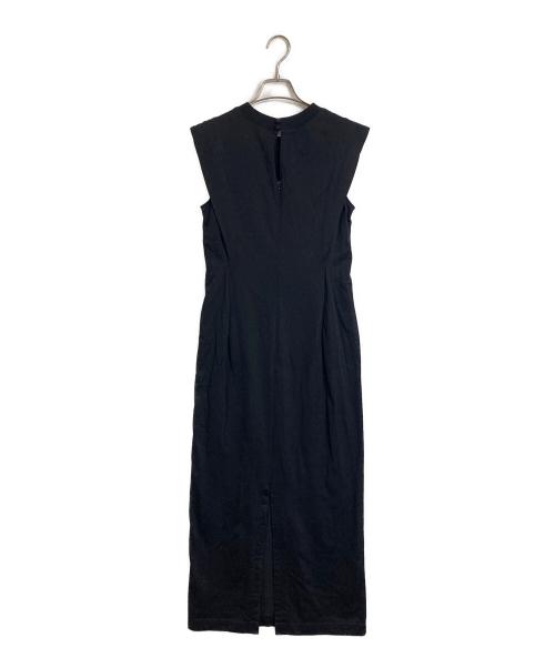 Mame Kurogouchi（マメクロゴウチ）mame kurogouchi (マメクロゴウチ) Cotton Jersey Sleeveless Dress ブラック サイズ:2の古着・服飾アイテム