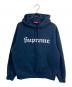 Supreme（シュプリーム）の古着「Washed Old English Hooded Sweatshirt 内部起毛」｜ネイビー