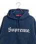 Supreme (シュプリーム) Washed Old English Hooded Sweatshirt 内部起毛 ネイビー サイズ:M：22000円