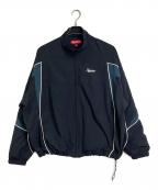 SUPREMEシュプリーム）の古着「Contrast Piping Track Jacket ナイロンジャケット　25FW」｜ブラック