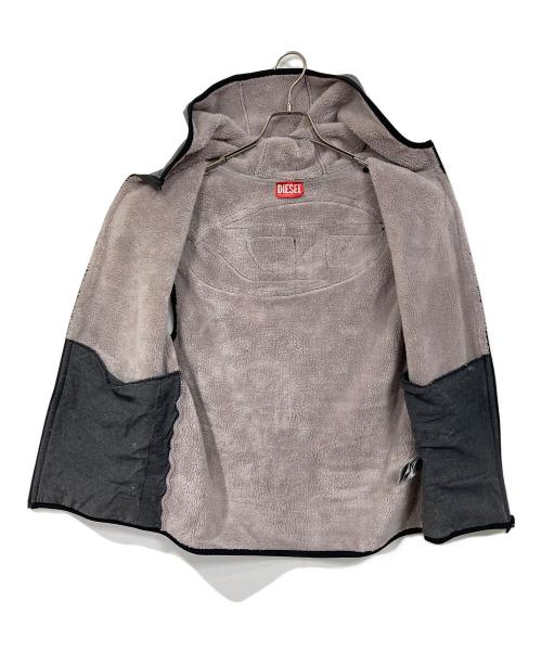 DIESEL（ディーゼル）DIESEL (ディーゼル) S-HAKY-NEW エスハーキーニュー ノースリーブパーカー　フーディー グレー サイズ:Sの古着・服飾アイテム