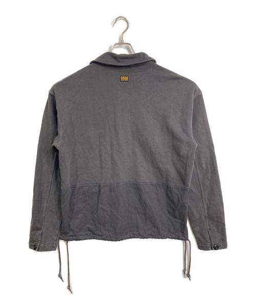 G-STAR RAW（ジースターロゥ）G-STAR RAW (ジースターロゥ) WASHED FABRIC MIX LOOSE SWEATER ウォッシュドファブリックミックスルーズセーター グレー サイズ: XSの古着・服飾アイテム