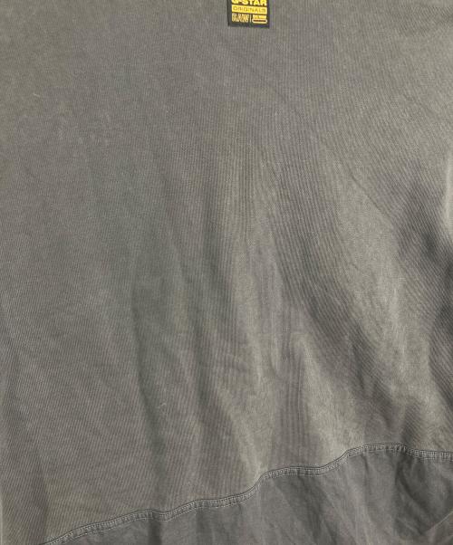 G-STAR RAW（ジースターロゥ）G-STAR RAW (ジースターロゥ) WASHED FABRIC MIX LOOSE SWEATER ウォッシュドファブリックミックスルーズセーター グレー サイズ: XSの古着・服飾アイテム