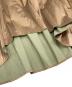 中古・古着 MAISON SPECIAL (メゾンスペシャル) Coding Volume Skirt レザースカート ベージュ サイズ:FREE：4000円