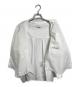 OMMO (オーエムエムオー) SQUARE GATHER SLEEVE SHIRT ホワイト サイズ:実寸参照：16000円