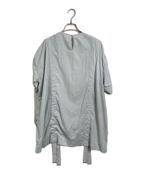 JOSE MOON（ジョゼムーン）JOSE MOON (ジョゼムーン) タック入り半袖ワンピース グレー サイズ:FREEの古着・服飾アイテム