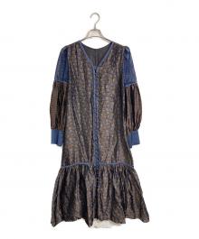 Ameri（アメリ）の古着「POSIE 2WAY NOSTALGIC DRESS」｜ネイビー