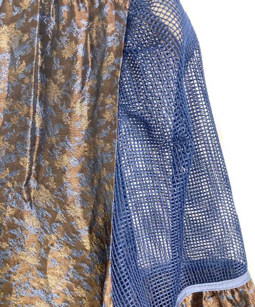 Ameri（アメリ）AMERI (アメリ) POSIE 2WAY NOSTALGIC DRESS ネイビー サイズ:Mの古着・服飾アイテム
