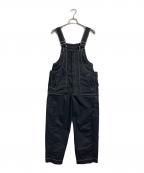 TODAYFULトゥデイフル）の古着「Frontzip Cotton Salopette」｜ブラック
