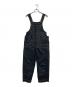 TODAYFUL（トゥデイフル）の古着「Frontzip Cotton Salopette」｜ブラック