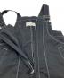 中古・古着 TODAYFUL (トゥデイフル) Frontzip Cotton Salopette ブラック サイズ:38：10000円