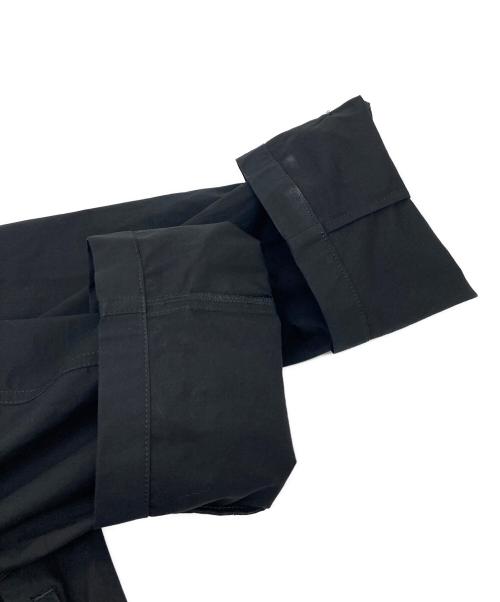 MM6 Maison Margiela（エムエムシックスメゾンマルジェラ）MM6 Maison Margiela (エムエムシックスメゾンマルジェラ) Reversed Trench Coat コートワンピース　イタリア製　21AW ブラック サイズ:38の古着・服飾アイテム