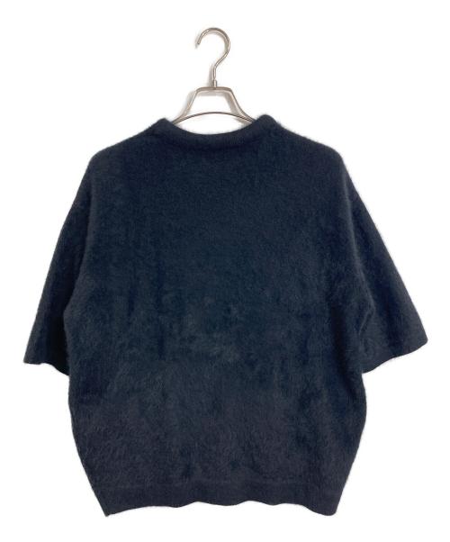 UNITED ARROWS（ユナイテッドアローズ）UNITED ARROWS (ユナイテッドアローズ) フォックスカシミヤ オーバーミドル プルオーバー ブラック サイズ:実寸参照の古着・服飾アイテム