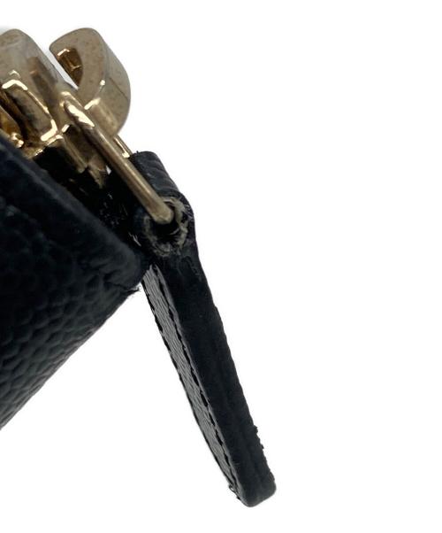 CHANEL（シャネル）CHANEL (シャネル) ドーヴィル キャビアスキンロングウォレット ブラック サイズ:実寸参照の古着・服飾アイテム