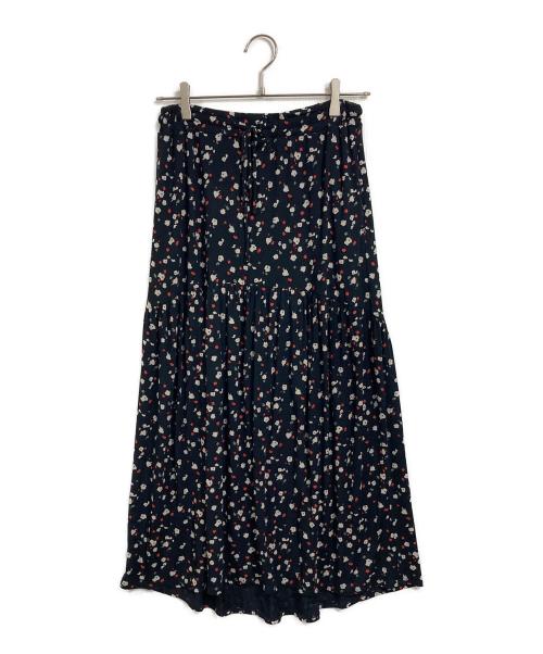 THREE DOTS（スリードッツ）THREE DOTS (スリードッツ) トラベルライン ハイロウスカート ブラック サイズ:Sの古着・服飾アイテム