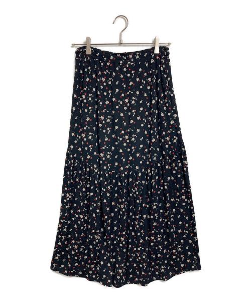 THREE DOTS（スリードッツ）THREE DOTS (スリードッツ) トラベルライン ハイロウスカート ブラック サイズ:Sの古着・服飾アイテム