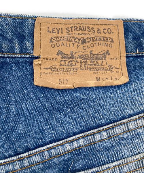 LEVI'S（リーバイス）LEVI'S (リーバイス) 【古着】USA製 517 デニムパンツ　オレンジタブ ボタン裏698 インディゴ サイズ:33／34の古着・服飾アイテム