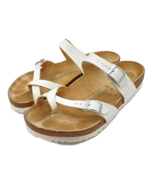 BIRKENSTOCK（ビルケンシュトック）BIRKENSTOCK (ビルケンシュトック) サンダル ホワイト サイズ:26.5の古着・服飾アイテム