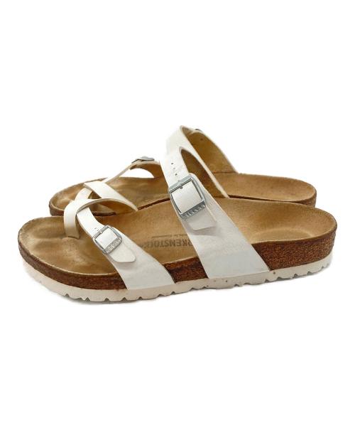 BIRKENSTOCK（ビルケンシュトック）BIRKENSTOCK (ビルケンシュトック) サンダル ホワイト サイズ:26.5の古着・服飾アイテム