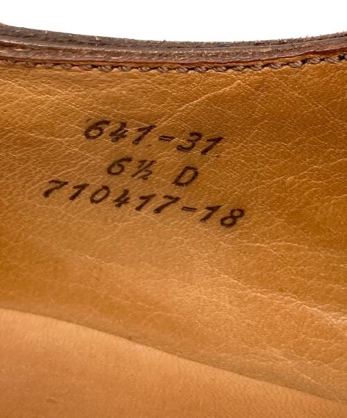 J.M.WESTON（ジェイエムウエストン）J.M.WESTON (ジェイエムウエストン) 641 ゴルフ レースアップシューズ　革靴 ブラウン サイズ:6 1/2Dの古着・服飾アイテム
