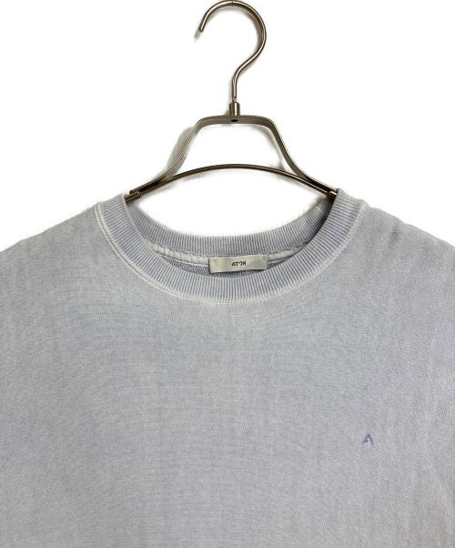 ATON（エイトン）ATON (エイトン) ナチュラルガーメントダイ スウェット　日本製 スカイブルー サイズ:00の古着・服飾アイテム