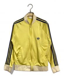 adidas（アディダス）の古着「ATP KEYROLAN トラックジャケット　リペアジャージ　USA製 70‐80's　」｜イエロー