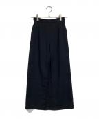 CLANEクラネ）の古着「DEEP SLIT SHORT PANTS LAYER SKIRT」｜ブラック