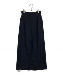 CLANE（クラネ）の古着「DEEP SLIT SHORT PANTS LAYER SKIRT」｜ブラック