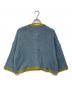 ROBE de PEAU (ローブデポー) ジュジュボトルネックカーディガン JOU JOU BOTTLENECK CARDIGAN カーディガン　ニット スカイブルー サイズ:FREE 未使用品：8000円