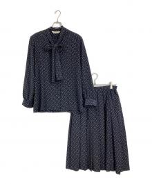 Burberry's（バーバリーズ）の古着「セットアップブラウス」｜ネイビー