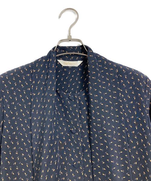 Burberry's（バーバリーズ）Burberry's (バーバリーズ) セットアップブラウス ネイビー サイズ:9ARの古着・服飾アイテム