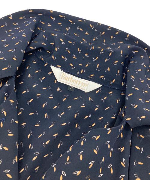 Burberry's（バーバリーズ）Burberry's (バーバリーズ) セットアップブラウス ネイビー サイズ:9ARの古着・服飾アイテム