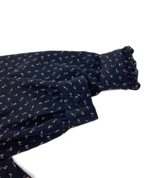 Burberry's（バーバリーズ）Burberry's (バーバリーズ) セットアップブラウス ネイビー サイズ:9ARの古着・服飾アイテム