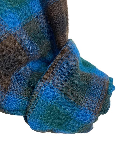 PENDLETON（ペンドルトン）PENDLETON (ペンドルトン) 【古着】50's‐60's ウールボードシャツ　チェックシャツ　50年代　60年代 ブルー×ブラウン サイズ:Mの古着・服飾アイテム