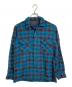 PENDLETON（ペンドルトン）の古着「【古着】50's‐60's ウールボードシャツ　チェックシャツ　50年代　60年代」｜ブルー×ブラウン