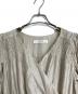 HER LIP TO (ハーリップトゥ) Airy Volume Sleeve Dress  エアリーボリュームスリーブドレス  ロングドレス　ロングワンピース ベージュ サイズ:S 未使用品：8000円